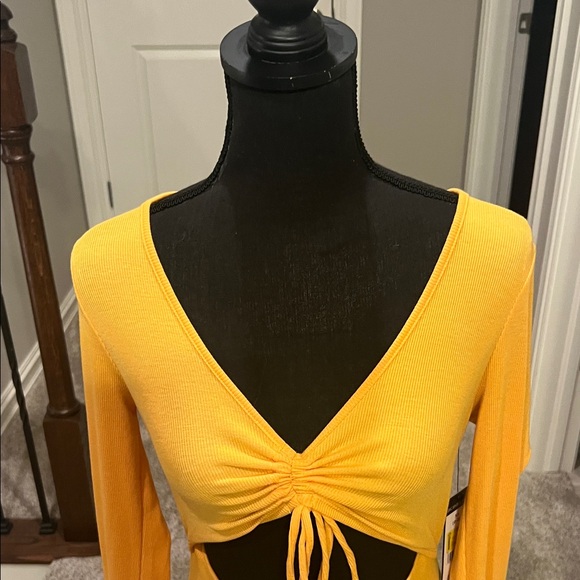 BCBG Paris Yellow Midi Dress - Picture 3 of 8